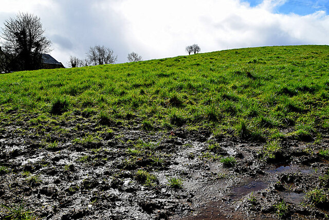 A muddy field, Dunnamona
