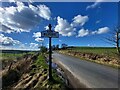 Village Signpost on York Road, Wilpshire