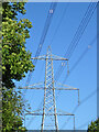 Pylon and power lines