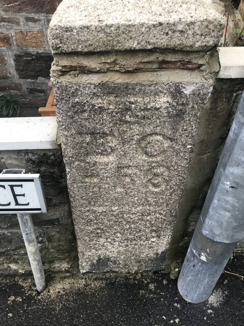 Old Boundary Marker on Heanton Terrace, Redruth