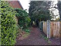 Footpath off Meyrick Drive