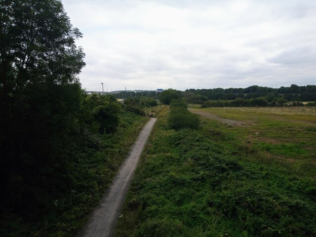 Former Portishead Railway looking Northeast