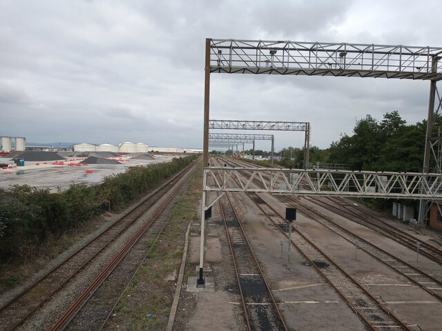 Railway line at Avonmouth 