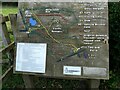 Information board at Shrawardine castle