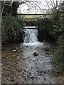 Small weir on Hulkshay Lane