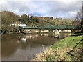 Footbridge across River Wear at Cox Green