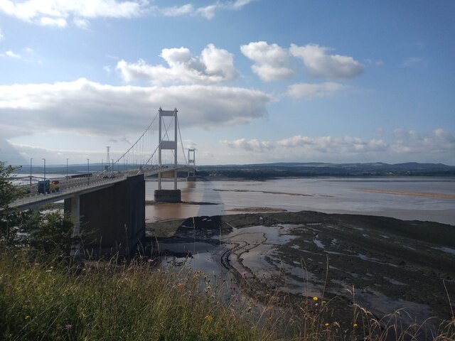 River Severn From Severn View Services © Sofia Feltham Cc-by-sa/2.0 ...