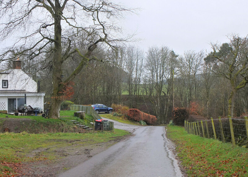 Road At Kirkhill Cottages © Jim Barton Cc By Sa 2 0 Geograph Britain