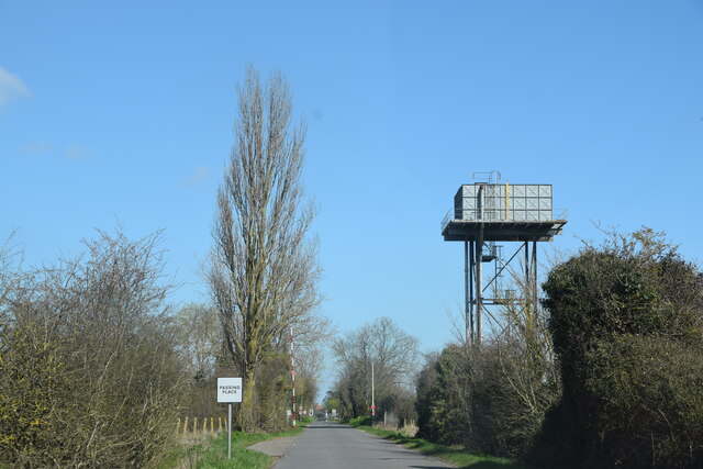 Water tower near Priestwood