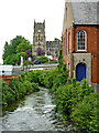 River Stour in Kidderminster in Worcestershire