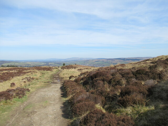 Path across Stoneymollan Muir © Alan O'Dowd cc-by-sa/2.0 :: Geograph ...