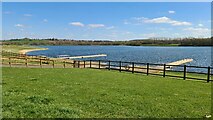 SE3217 : Pugneys Country Park Lake by Chris Morgan