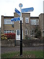 ST5276 : Avon Road signpost by Neil Owen