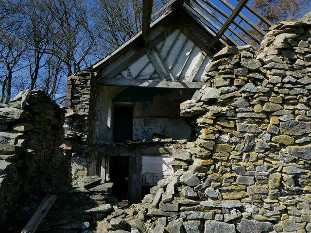 Part Of The Ruins Of Pen Cae Newydd © Jeremy Bolwell Geograph