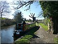 On the canal towpath at Grindly Brook