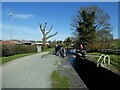 On the canal towpath at Grindley Brook