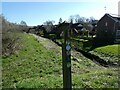 On part of the Shropshire Way in Whitchurch suburbs