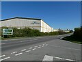 Large warehouses on the outskirts of Whitchurch