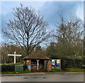 TQ4229 : Bus Shelter on Beaconsfield Road, Chelwood Gate by PAUL FARMER