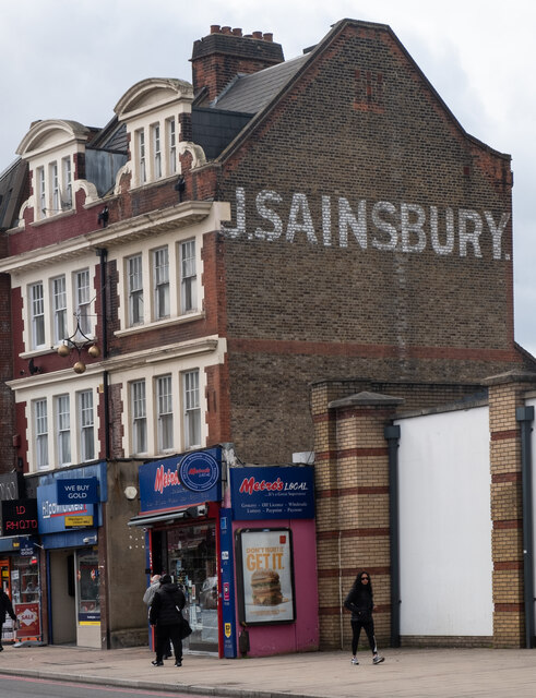 Rushey Green : J Sainsbury ghost sign