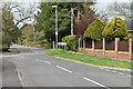 View into Dudsbury Avenue from Dudsbury Crescent