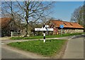 Road junction north of Donington on Bain