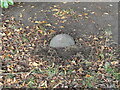 ST5874 : Old Boundary Marker in Cotham Gardens, Bristol by Roadside Relics