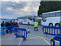 TL3541 : Queueing for rail-replacement buses by John Sutton