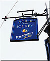 Horse and Jockey (2) - sign, 24 Market Street, Penkridge, Staffs