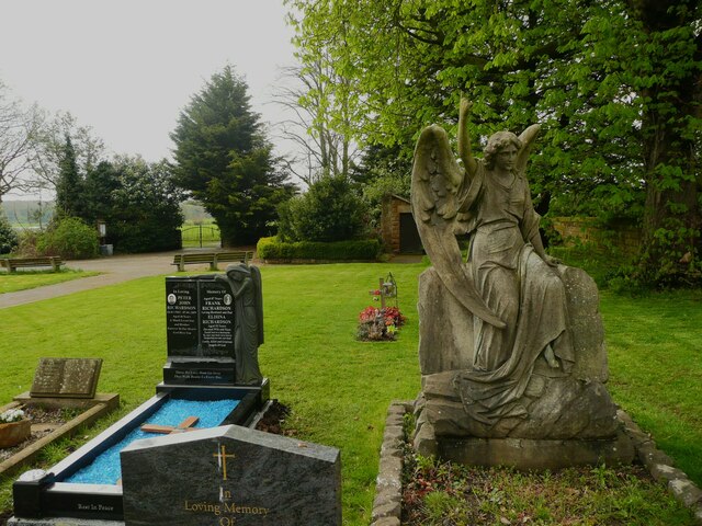 Angels in Harewood Cemetery