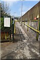 Ramp up to Ivybridge station, Devon