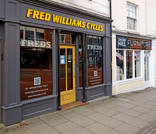 Fred Williams Cycles in Snow Hill,... © Roger D Kidd :: Geograph ...