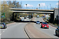 Railway Bridge crossing Black Country New Road near Wednesbury Parkway