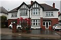 Semi-detached houses on Hereford Road, Abergavenny