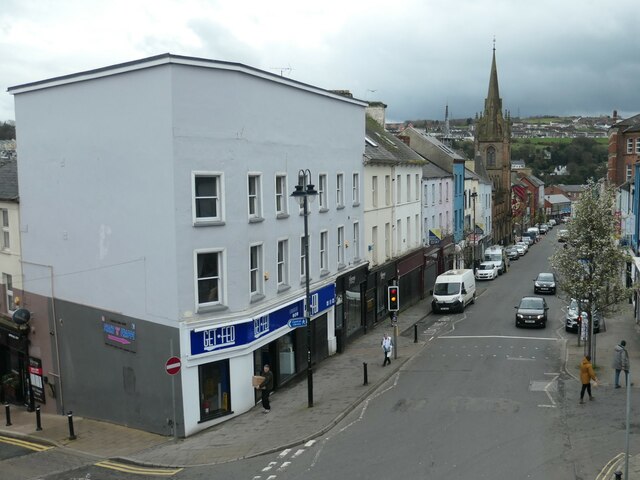 Colourwashed buildings, Derry / Londonderry