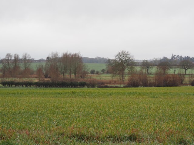 Looking across to Letheringham