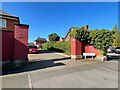 Former Factory Gateposts on Carholme Road