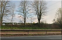 SO3309 : The A40, Penpergwm by David Howard