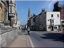 SY6990 : Cyclists in High West Street by Basher Eyre