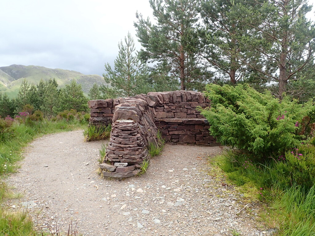 Rocky Bench Near The Beinn Eighe Visitor © Eirian Evans Cc By Sa20