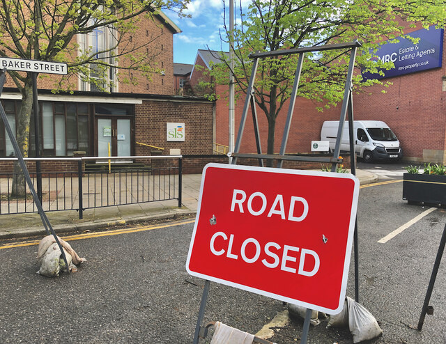 Baker Street closure Hull Paul Harrop Geograph Britain and