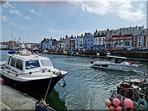SY6778 : Boats at Weymouth by Basher Eyre