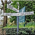 Direction Sign – Signpost on Main Street, Sibford Ferris