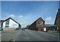 The A491 Camp Hill passing The Glass Museum