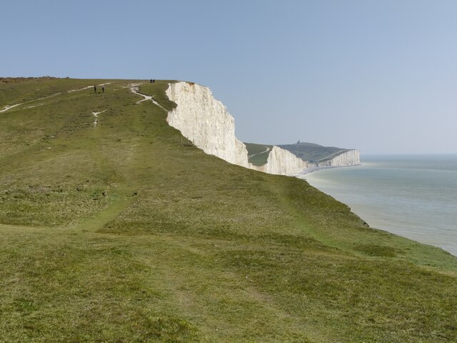 Flat Hill at the Seven Sisters © Mat Fascione :: Geograph Britain and ...