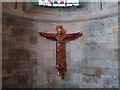 Romsey Abbey depiction of Jesus