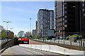 A456 and Metro underpass at Five Ways, Birmingham