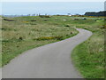 Driveway through Balgownie Links, near Aberdeen