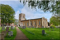 SP6798 : Church of St Andrew, Burton Overy by Tim Heaton