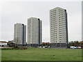 NJ9408 : Tower blocks in Seaton, Aberdeen by Malc McDonald